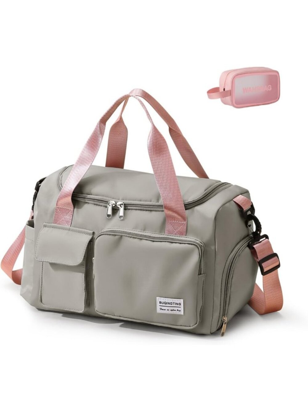 Stylish Small Gym Bag for Women | Travel Duffle with Shoe Compartment